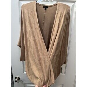 NWT Alfani 3/4 Sleeve ‎ Cardigan Sweater Women’s Size XL Diamond Textured Knit